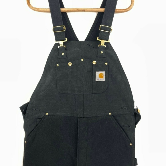 Carhartt Mens Overall Black 34x3 